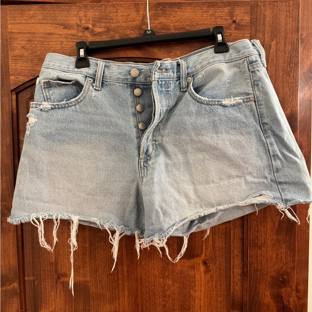 Universal Thread Light Blue Distressed Jean Shorts